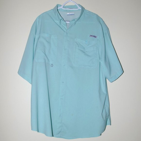 Columbia PFG Short Sleeve Shirt 2XL - Picture 1 of 4